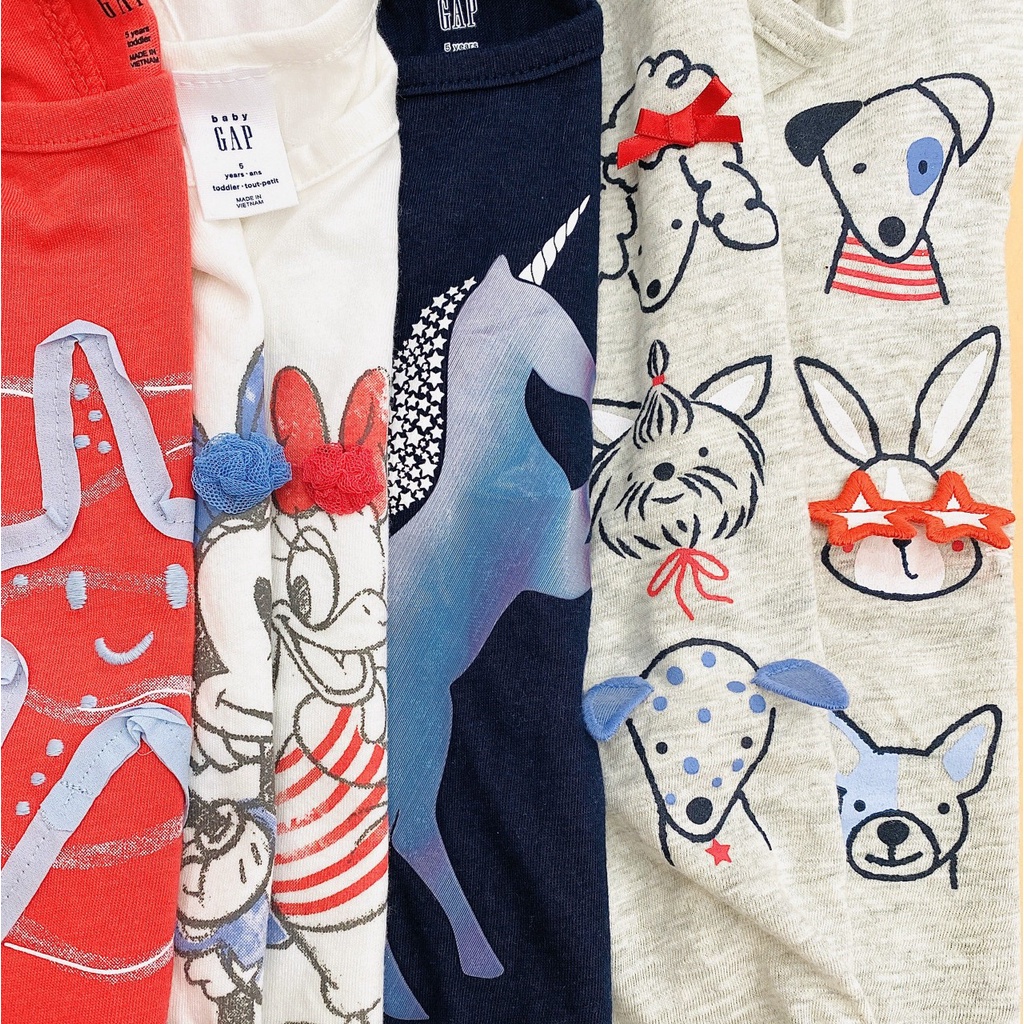 Áo thun sát nách bé gái BabyGap dư xịn