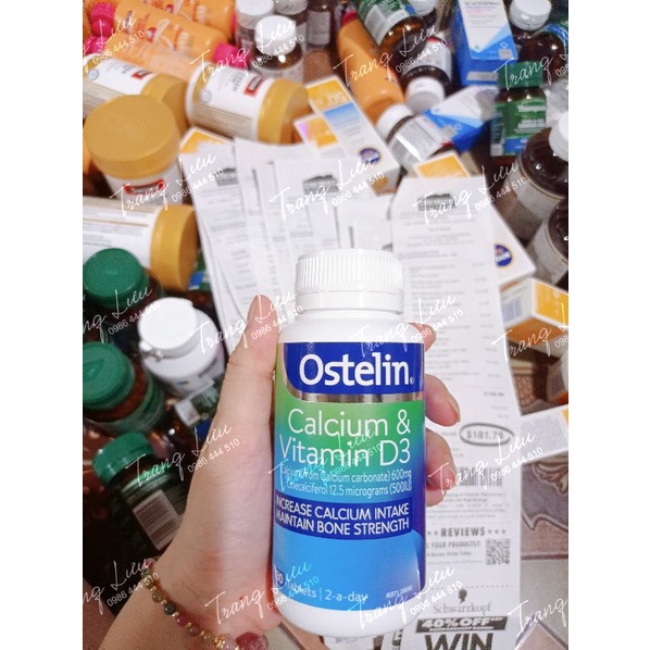 Đủ Bill_ Canxi Bầu Ostelin 130v Của Úc
