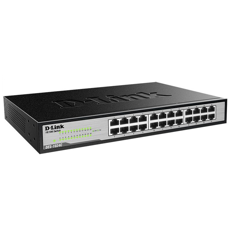 Switch chia mạng 24 Cổng DLink DGS1024C Gigabit 1000Mbps