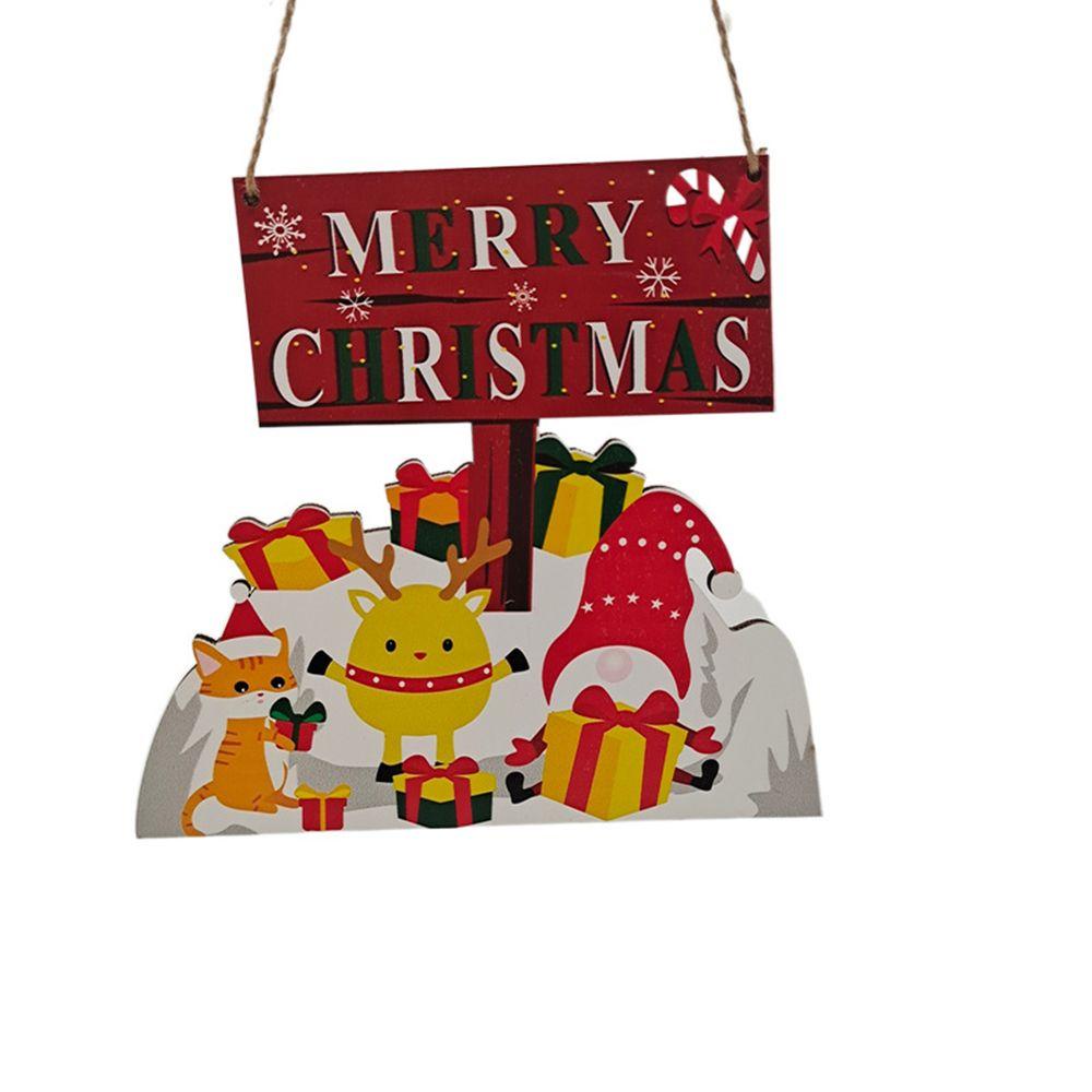 ESPO Phụ Kiện Treo Trang Trí Giáng Sinh Bằng Gỗ DIY