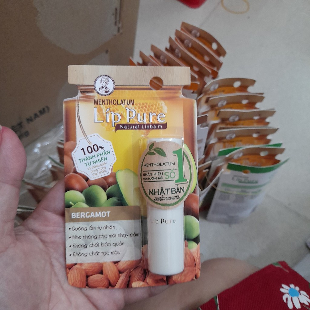 Son Dưỡng Chiết Xuất Thiên Nhiên Lipice Lip Pure (3.8g)