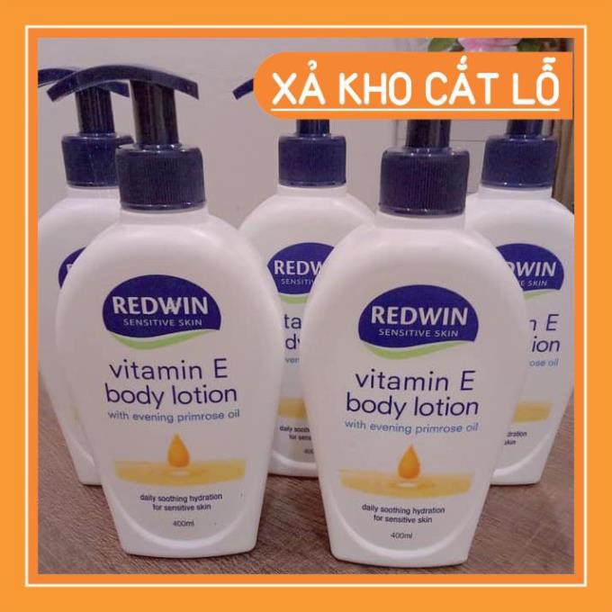 Sữa Dưỡng Thể Body Lotion Redwin Úc 400ML - Sữa Dưỡng Ẩm Sáng Da Vitamin E Redwin Úc