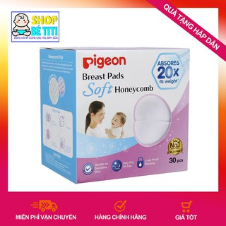 Miếng lót thấm sữa pigeon 3d siêu mềm ✔hộp 30 miếng