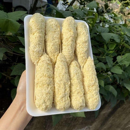 Hotdog xúc xích phô mai phong các Hàn Quốc ăn vặt chiên rán