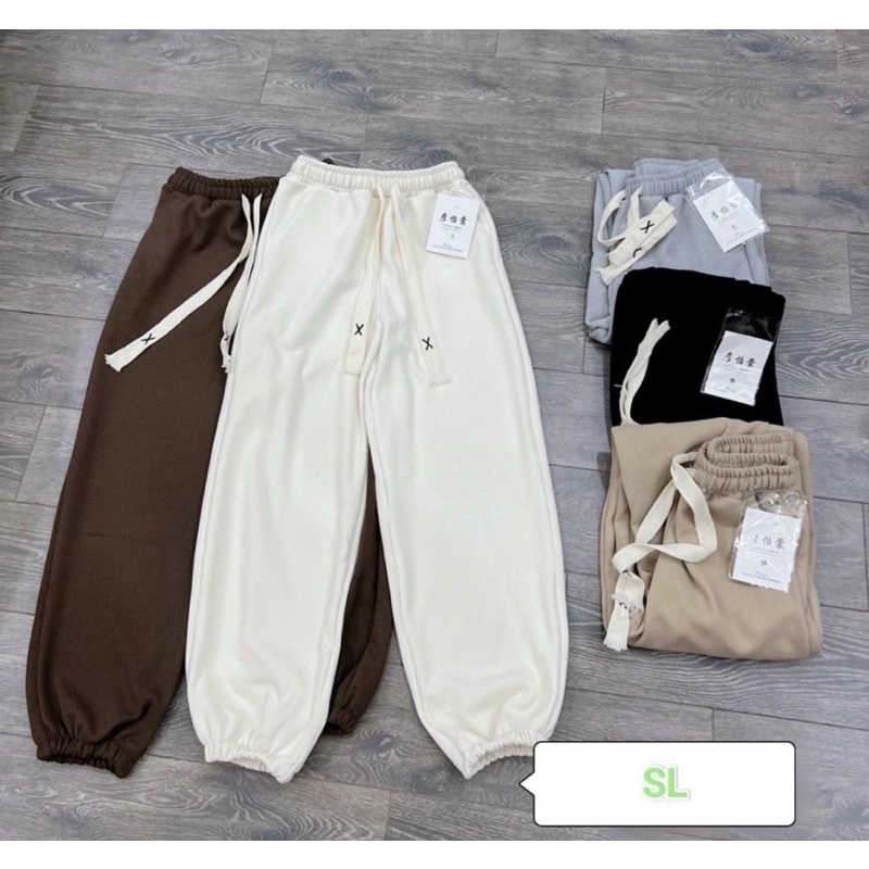 Quần Jogger Nỉ 2022 Dành Cho Nữ Hot Ulzangg