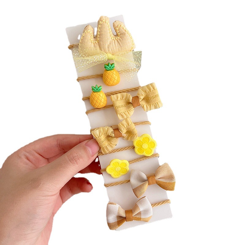 Dây Buộc Tóc Cao Su Thiết Kế Dễ Thương Không Đau Tiện Dụng Cho Bé