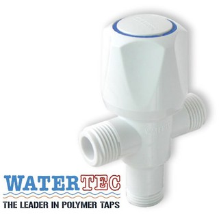 Van 3 ngã tay vặn nhựa trắng ABS WT-001H WATERTEC MALAYSIA