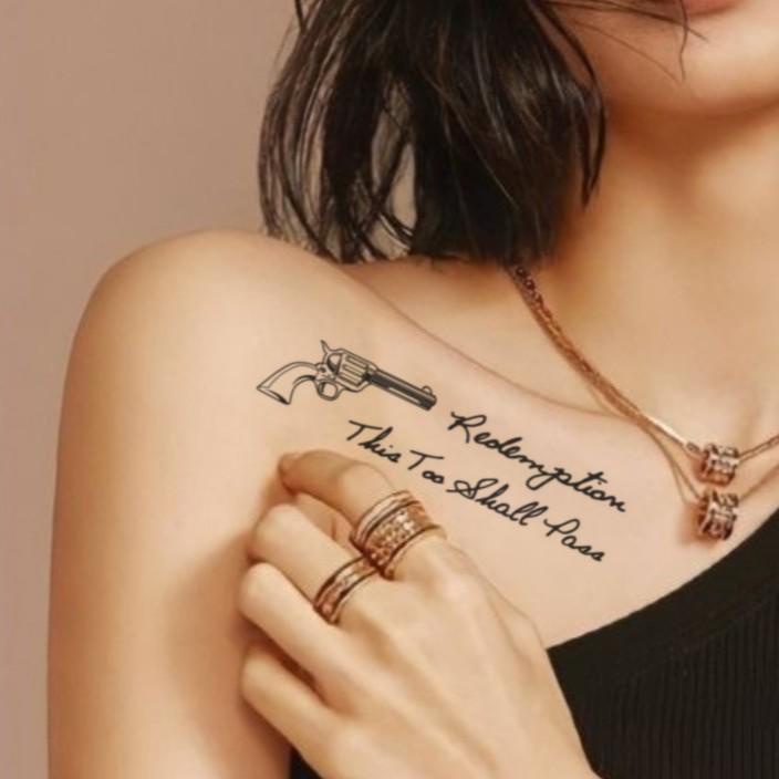【SIYA Magic Tattoo】Hình Xăm Dán Tạm Thời 10-15 Ngày Chống Nước 18CM*11CM