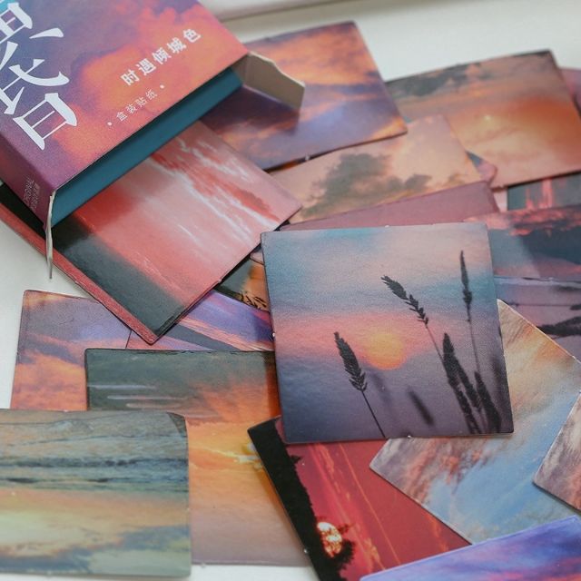 Sticker hộp - Sunset