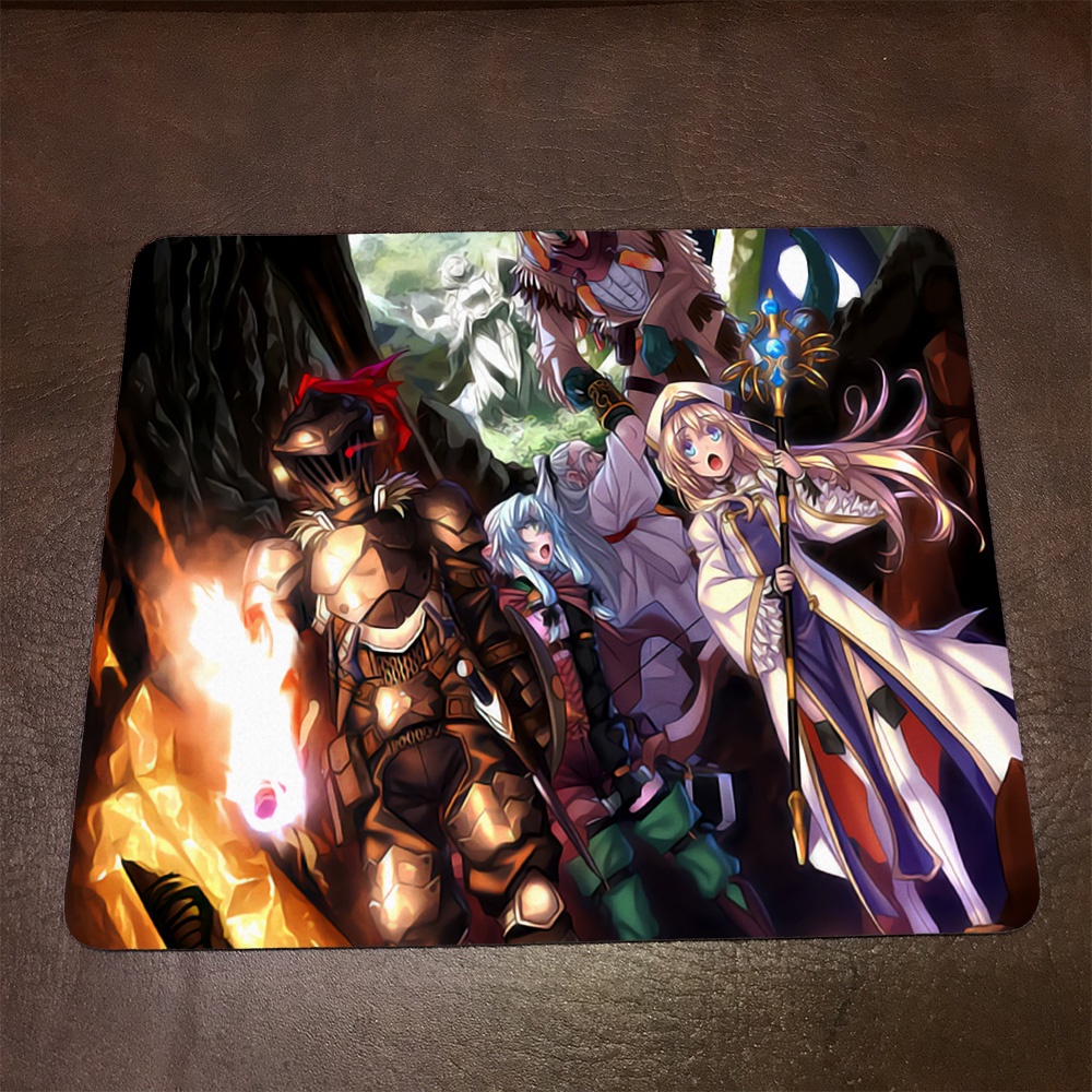 Lót chuột máy tính Anime Goblin Slayer Wallpapers 1 Mousepad cao su êm ái. Nhận in theo yêu cầu