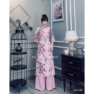 Áo dài cách tân du xuân rực rỡ