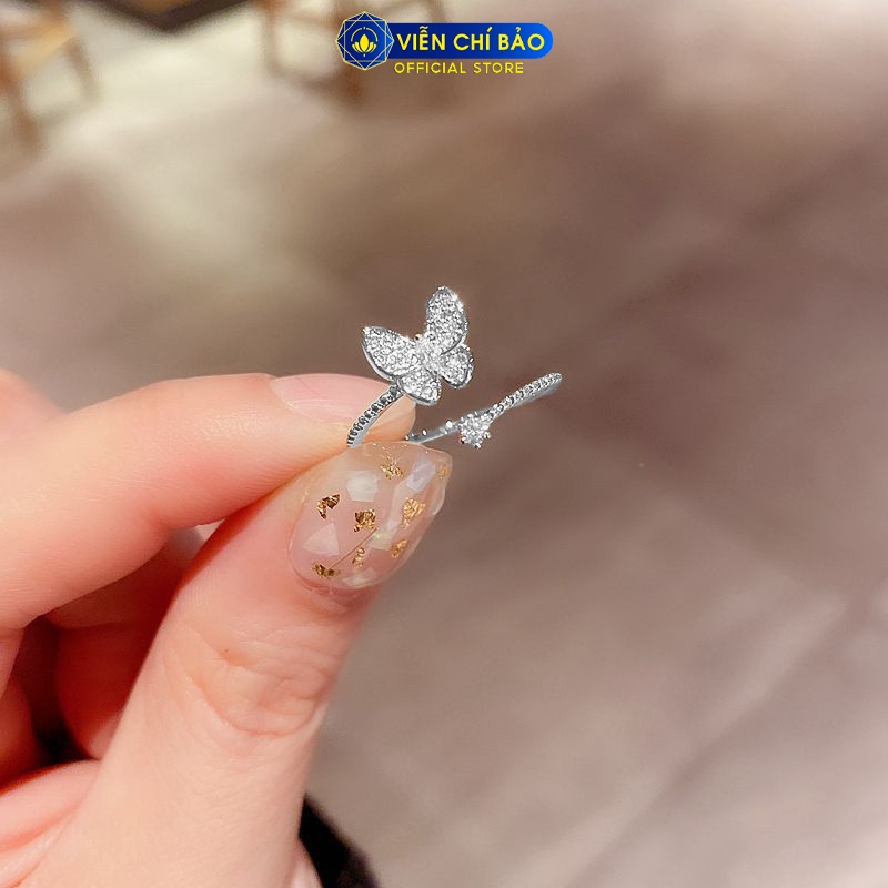 Nhẫn bạc nữ Beauty Butterfly new chất liệu bạc 925 thời trang phụ kiện trang sức nữ thương hiệu Viễn Chí Bảo N400020