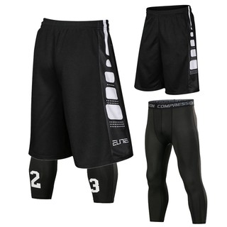 🍃Kobe Curry James Elite Quần bóng rổ rộng + Bộ quần skinny