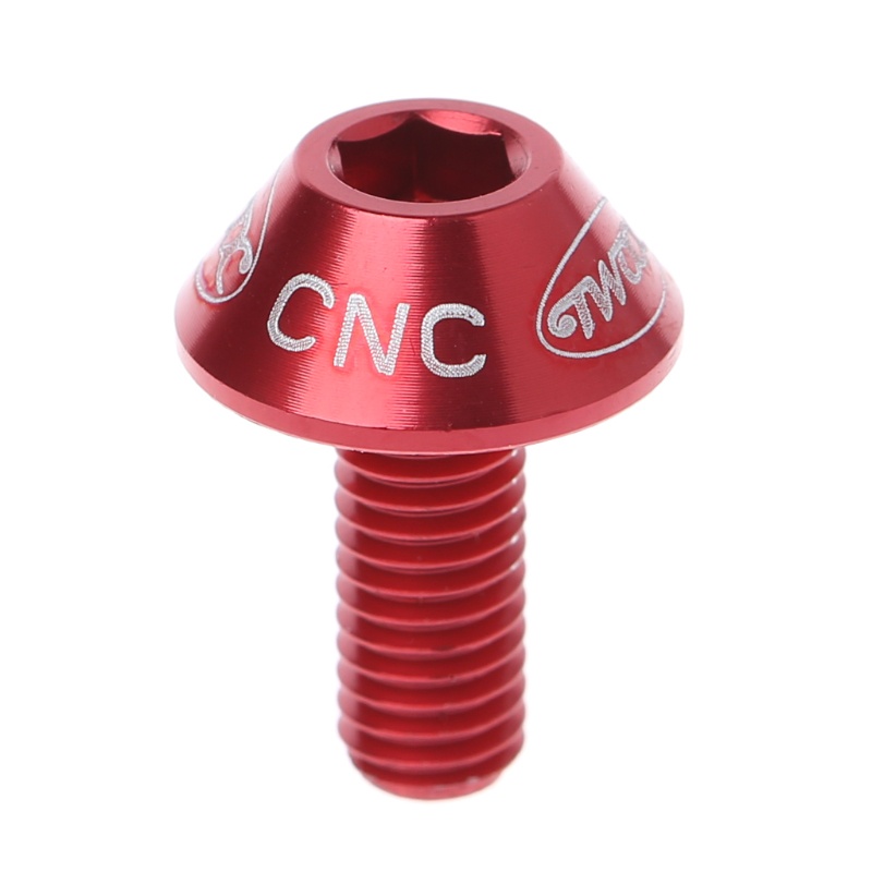 Bộ 2 Ốc Vít Hợp Kim Nhôm M5 X 10Mm Gắn Bình Nước Cho Xe Đạp Mới