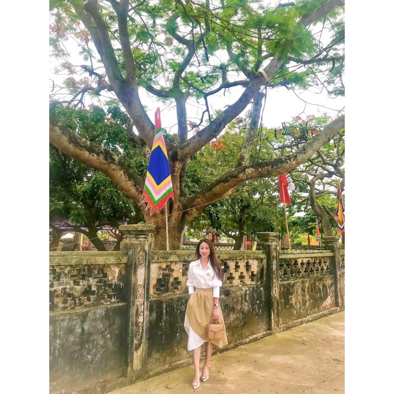 ( Ảnh thật ) V0414 Váy sơ mi vạt rời | BigBuy360 - bigbuy360.vn