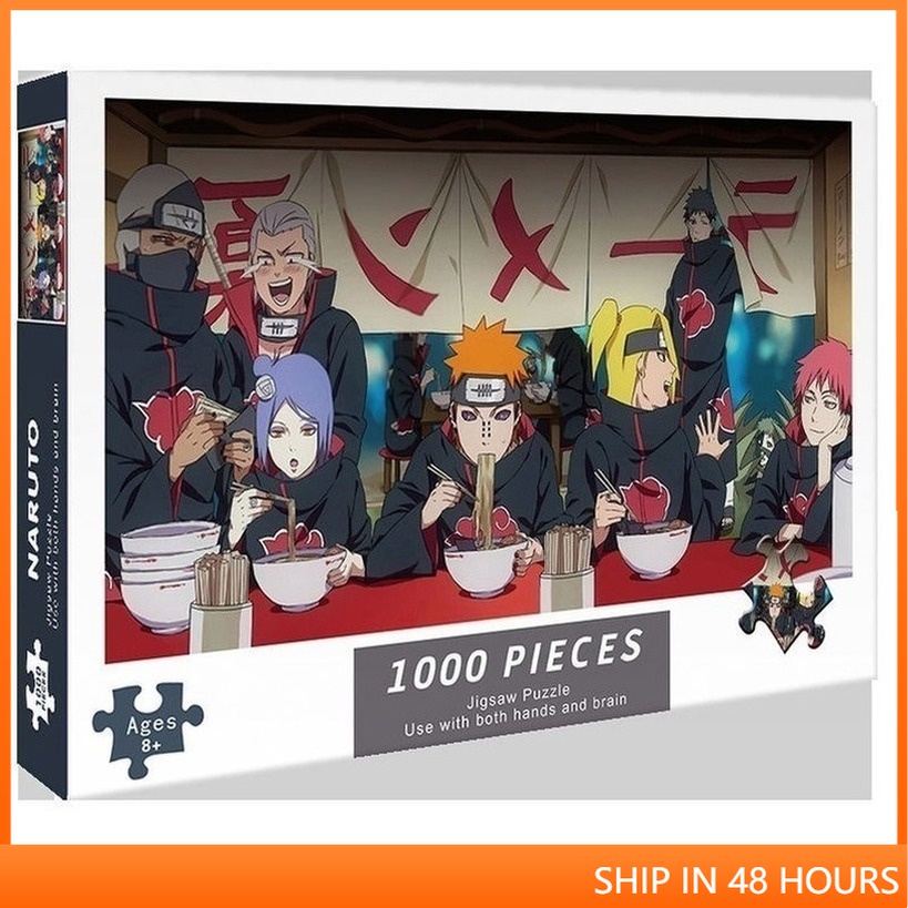 🌟Trong Kho🌟Đồ Chơi Lắp Ráp 1000 Mảnh Ghép Nhỏ Hình One Piece Naruto Cho Người Lớn 75 X 70cm@steam96.vn