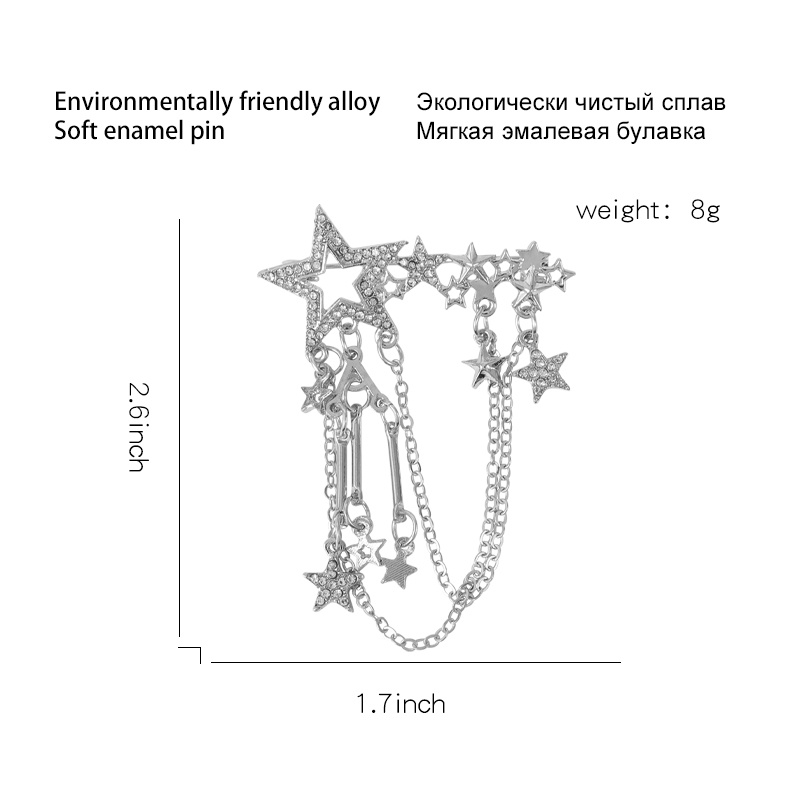 Ghim Cài Áo Hình Ngôi Sao Xinh Xắn