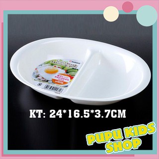 {HÀNG NHẬT} Khay ăn dặm 2 ngăn cho bé
