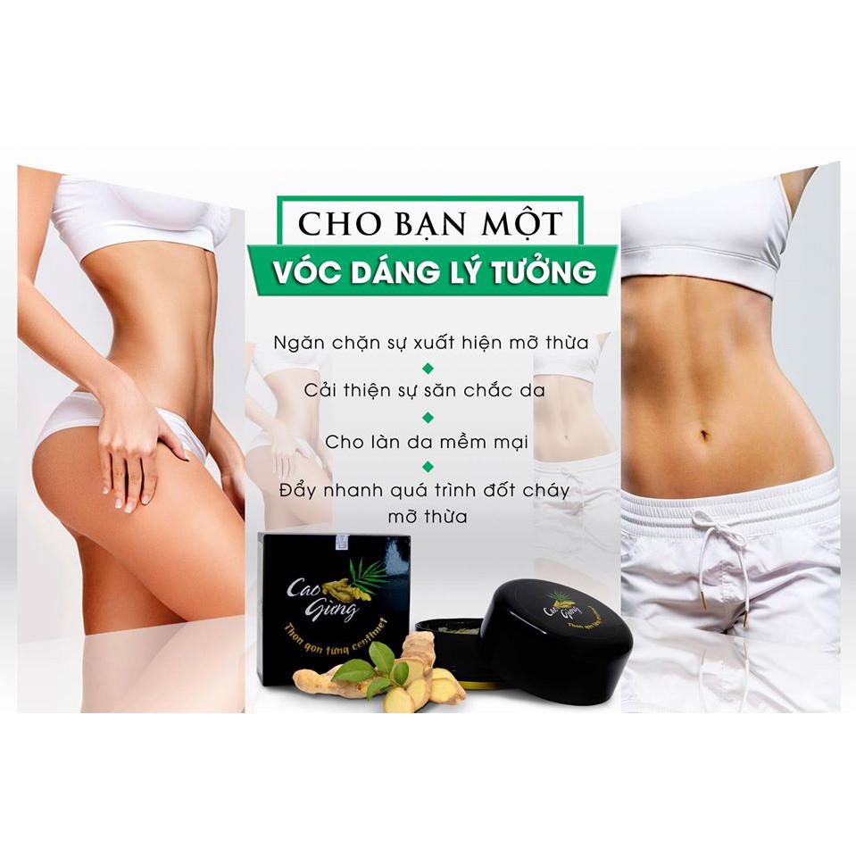 [Hoàn Tiền Nếu Không Hiệu Quả] Kem Tan Mỡ Bụng CAO GỪNG (An Toàn Cho Mẹ Sau Sinh)