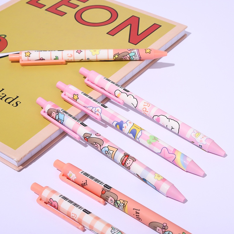 Set 6 Bút Mực Đen Hình Đám Mây Xinh Xắn