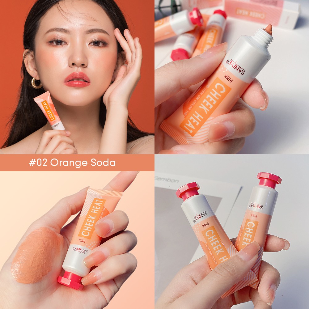 Kem má hồng SANIYE màu nhung lâu trôi thời trang 10g R1214 | BigBuy360 - bigbuy360.vn