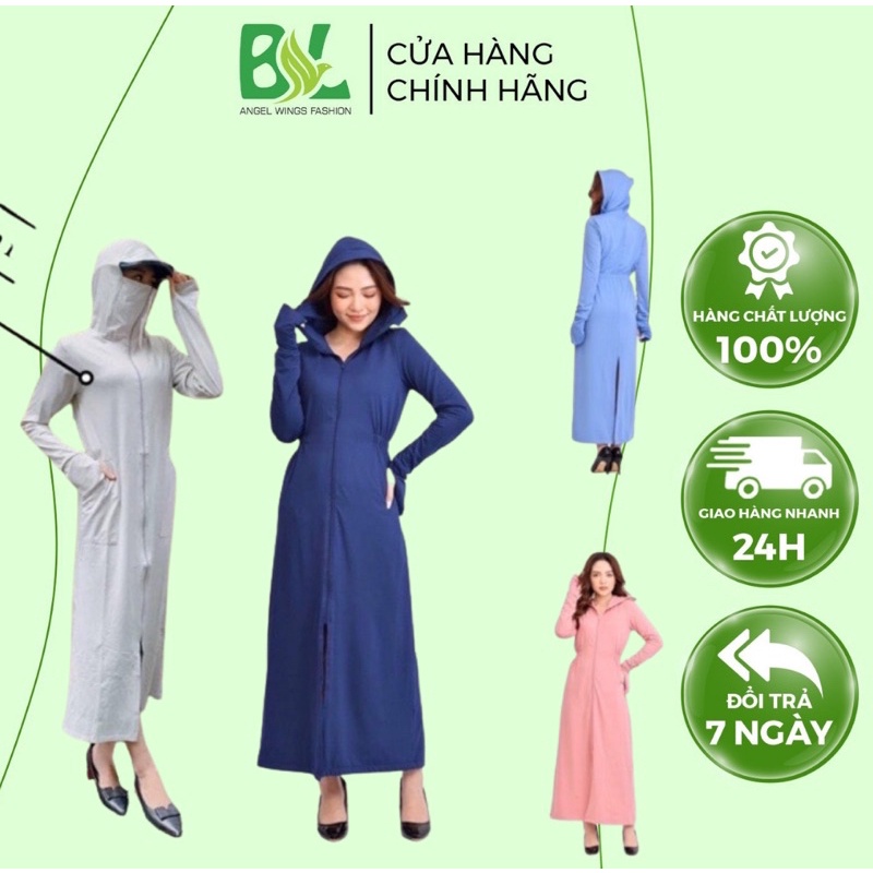 Áo Chống Nắng Thông Hơi Dáng Dài 1 Lớp Bl Fashion