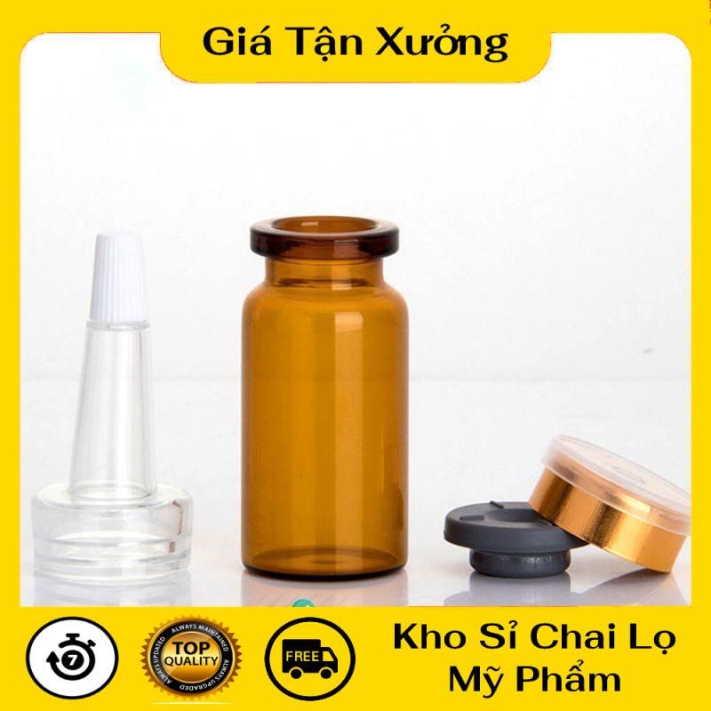 Lọ Chiết Serum ❤ TRÙM SỈ ❤ Lọ Chiết Tế Bào Gốc, Tinh Chất, Serum [5ml,10ml] bộ 3 nút đựng tinh chất, phụ kiện du lịch