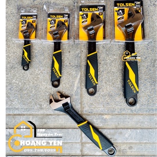 Mỏ Lết Tolsen 6''-8''-10''-12'', Mỏ Lết Cán Nhựa Đen Công Nghiệp Tolsen 15308/ 15309/ 15310/ 15311