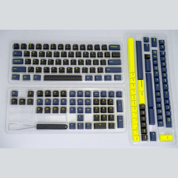 Bộ keycaps bàn phím Edra EKC7101 Night Runner 166 nút - Hàng chính hãng Edra