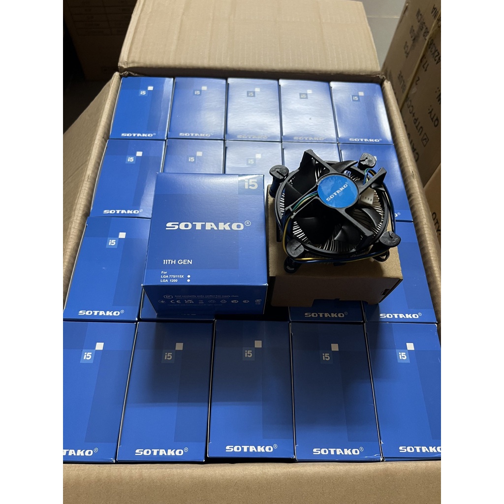 Quạt tản nhiệt làm mát CPU LGA1200, SK1155, 1151, 775