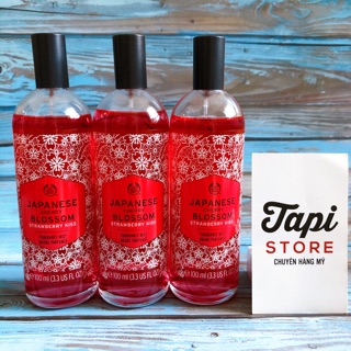 Xịt thơm The Body Shop Japanese Cherry Blossom Strawberry Fragrance Mist