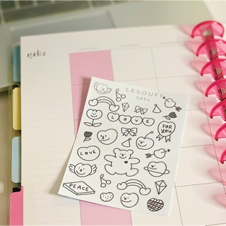 S054 - STICKER TRANG TRÍ PLANNER, BULLET JOURNAL