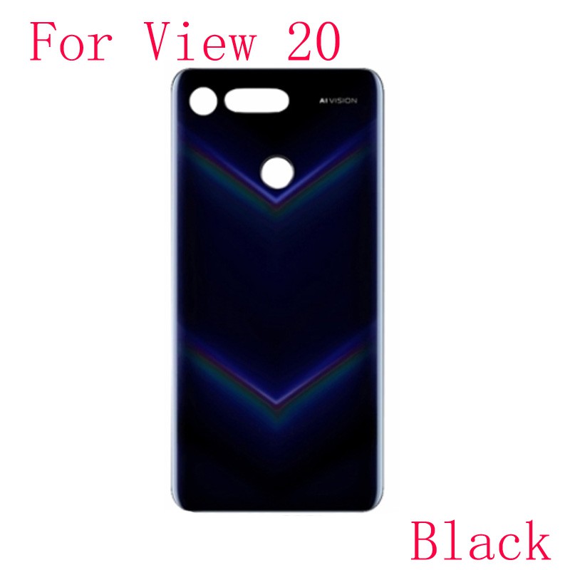 Ốp lưng mặt kính cho Huawei Honor View 20 V20 Nắp pin Thay thế phía sau Honor View 20 V20 Nắp lưng