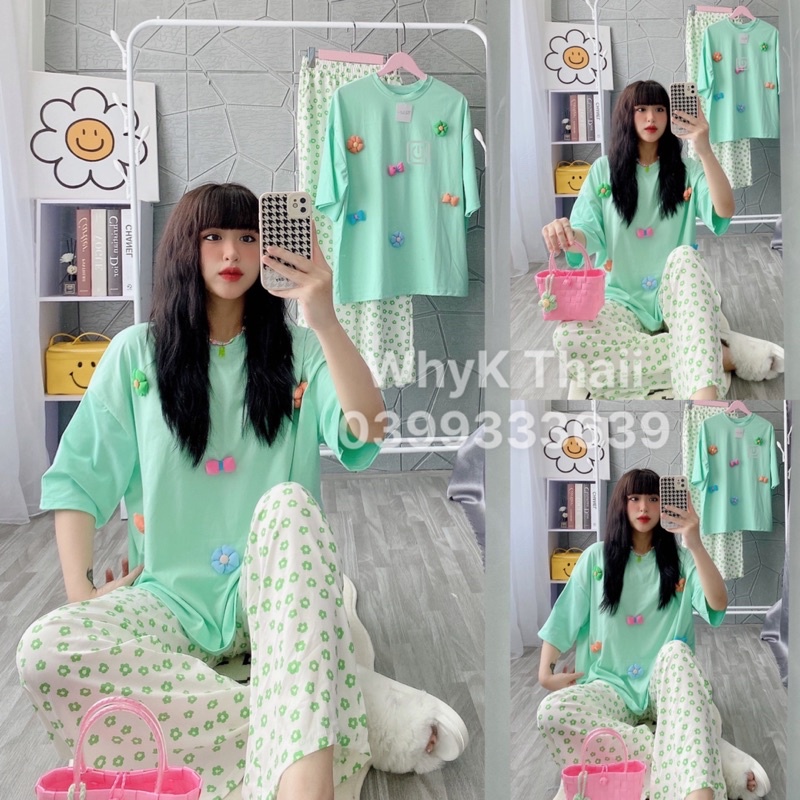 [Ảnh Thật] Set Bộ Thun Nữ Chất Đẹp FreeSize <60kg mặc nhà mặc đi phố đều đẹp