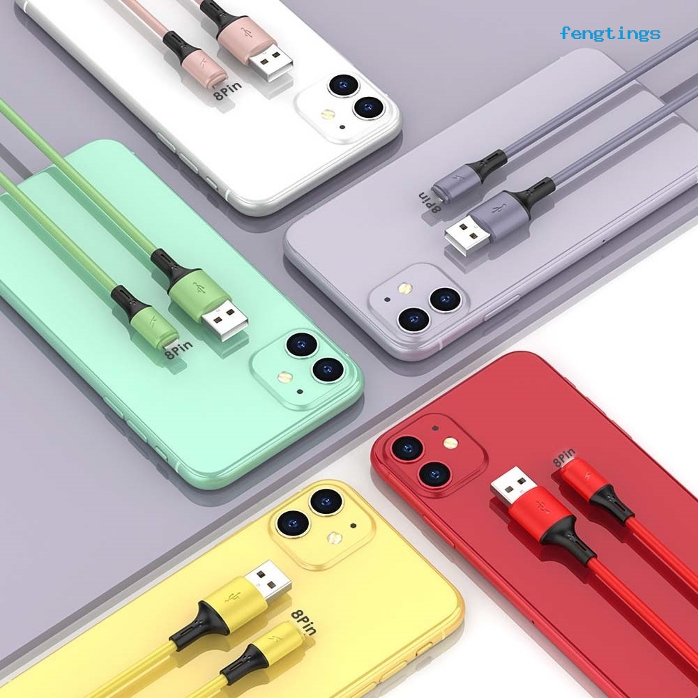 Dây Cáp Sạc Truyền Dữ Liệu 1m Type-C 8Pin 3A Cho iPhone/Android