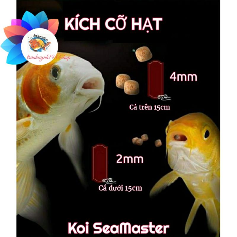 Cám cá Koi SeaMaster| Túi 1Kg