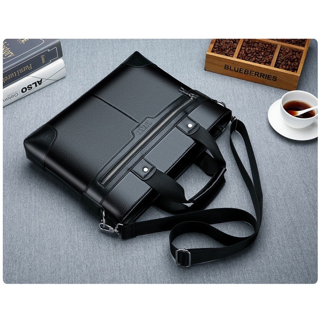 Túi đựng laptop cỡ 1inch chất liệu da pu thời trang sang trọng cho nam