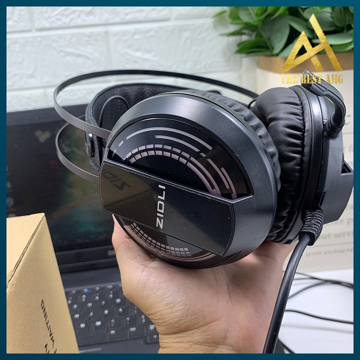 Tai Nghe Gaming Có Dây Headphone Chụp Tai ZIDLI ZH2S LED 7 Màu - Tai Nghe Nhạc Máy Vi TÍnh Laptop Game Thủ Có Micro