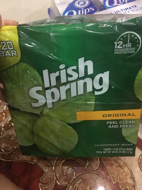 Hàng nội địa Mỹ Xà bông diệt khuẩn Irish Spring Original 113g