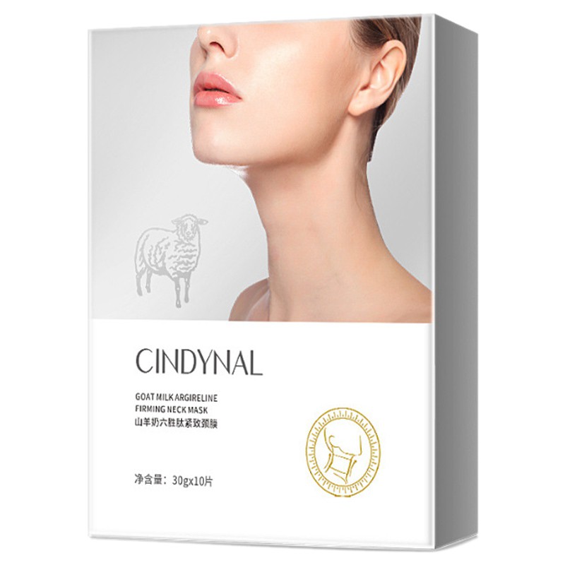 (Hàng Mới Về) Hộp 30 Mặt Nạ Dưỡng Da Cổ Làm Săn Chắc Da Hiệu Cindynal