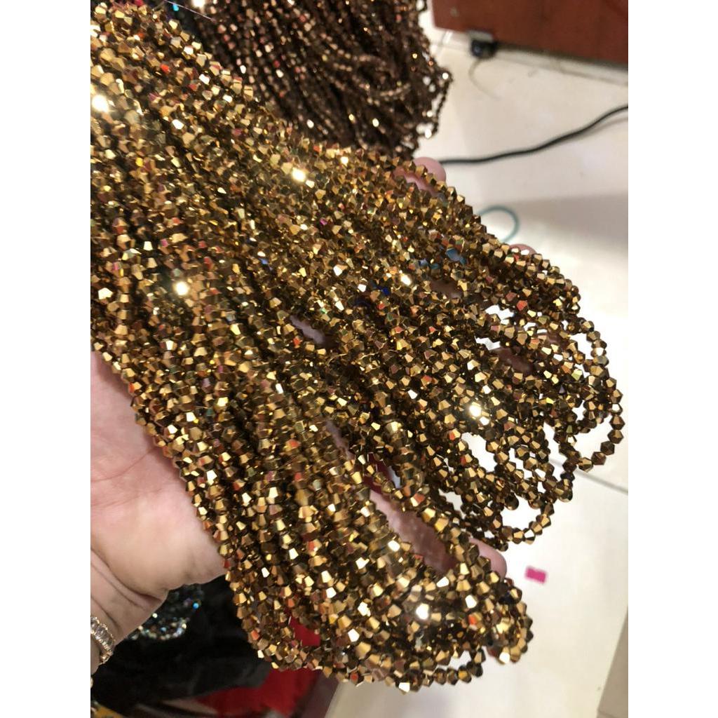 Combo 10 dây pha lê kết áo bằng đá cao cấp