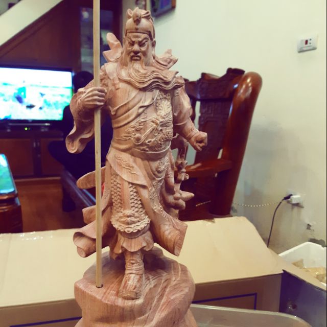 Tượng quan công Quan vân trường cao 40cm