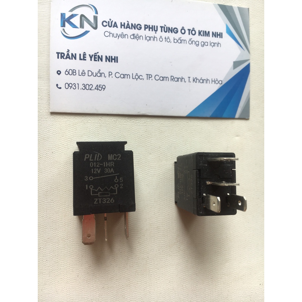 ROLE RELAY PLID MC2-012-1HR 12V 30A 4C NHỎ CHỮ NHẬT CHINA