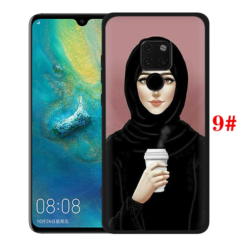Ốp Điện Thoại Silicon TPU Mềm Hình Phụ Nữ Hồi Giáo Cho Huawei Y7 Y9 Prime 2018 2019 SXB63