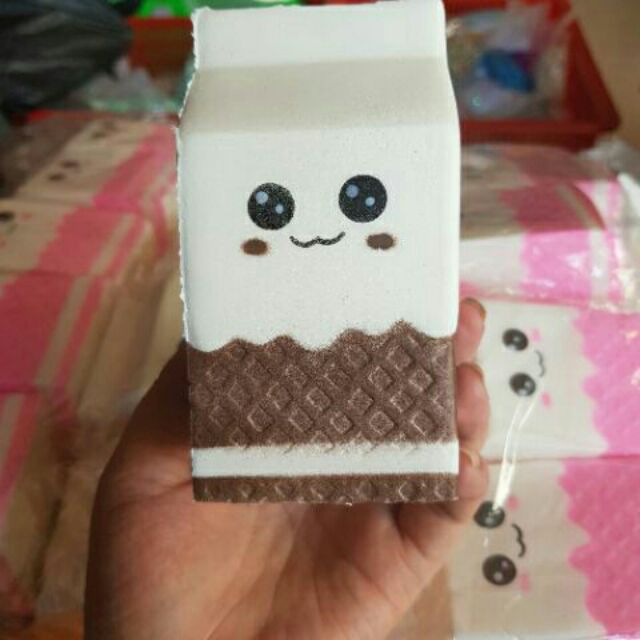 Squisy hộp sữa , mềm chậm tăng cực đã😗
