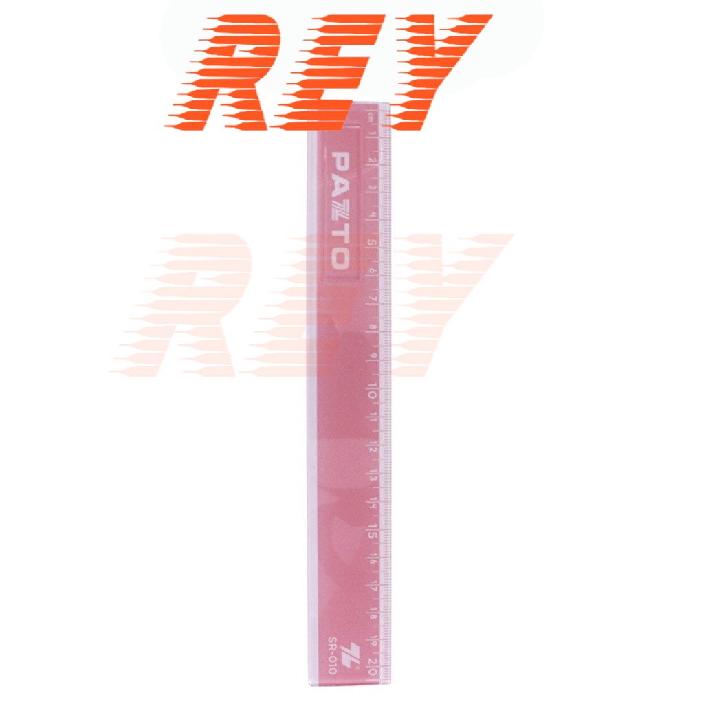 Combo 2 thước kẻ 20cm tông màu pastel 𝑻𝒉𝒊𝒆̂𝒏 𝑳𝒐𝒏𝒈 Pazto SR-010