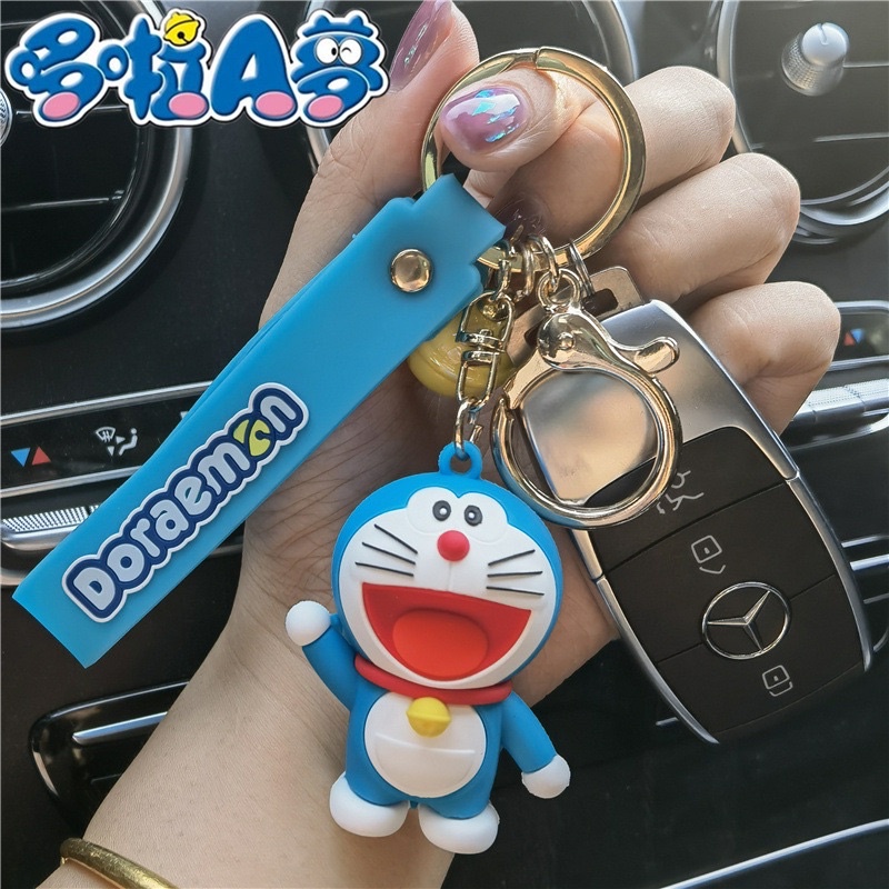 Móc Khoá Mèo Doremon Nhật Bản Loại Đẹp A09, Móc chìa khoá Mèo Đô rê mon đáng yêu