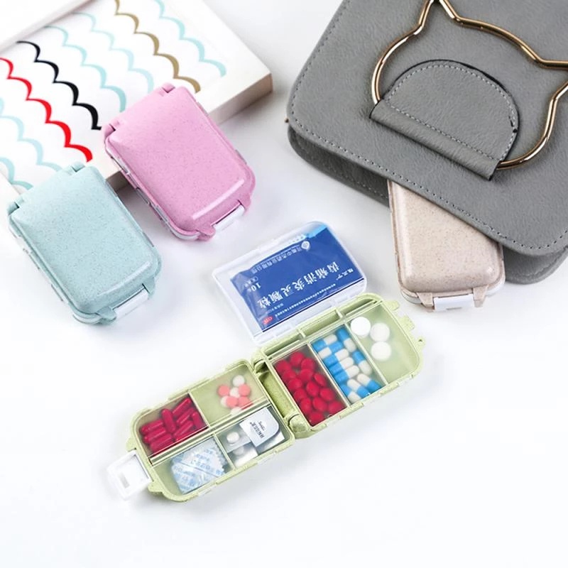 Hộp Đựng Thuốc Chia Ngăn Nhỏ Gọn Phong Cách Bắc Âu Thời Trang