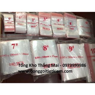 Túi zipper miết chỉ đỏ - 1 kg giá chỉ 69.999k/kg - siêu tiết kiệm - chuyên bán buôn