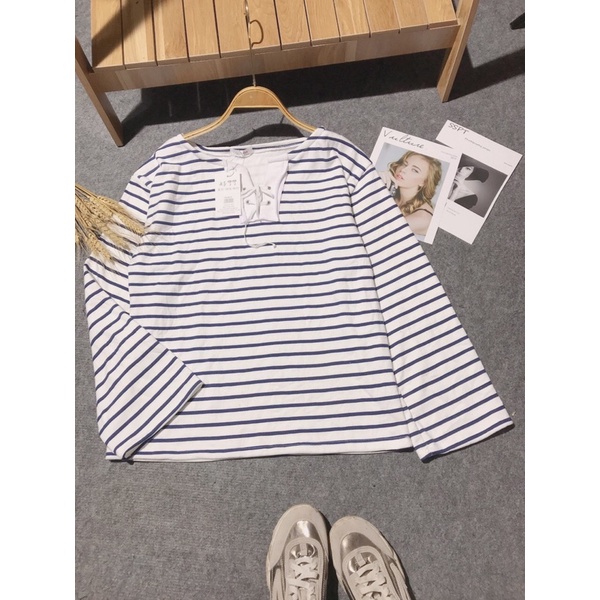Áo Thụng Kẻ Tay To Ore Dây Rút UNISEX